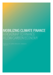 MOBILIZING CLIMATE FINANCE A ROADMAP TO FINANCE A LOW