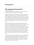 The Amazing Energy Race - Biomass Power Association