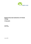 Regional Security Implications of Climate Change A