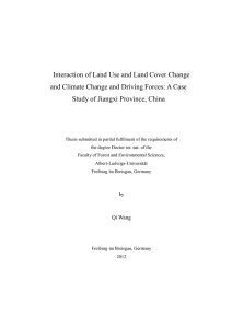Interaction of Land Use and Land Cover Change