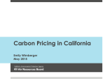 Carbon Pricing in California