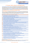 Third Circular for the ASSW 2015