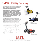 GPR- Utility Locating