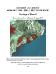 Geology of Hawaii - Duke Geological Laboratory