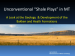 Unconventional “Shale Plays” in MT