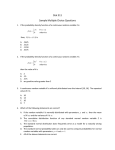 Stat 511 Sample Multiple Choice Questions