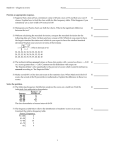 Math 116 - Chapter 2 review