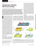 Nanophotonics: Shrinking light-based technology