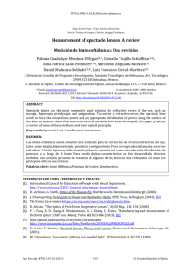 Measurement of spectacle lenses: A review