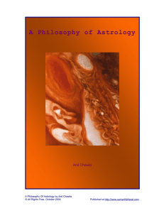 Philosophy of Astrology