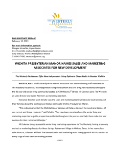 wichita presbyterian manor names sales and marketing associates