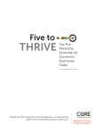 Five to Thrive - CORE Communications
