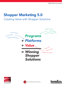 Shopper Marketing 5.0 - Grocery Manufacturers Association