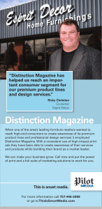 Distinction Magazine - PilotMediaSolutions.com