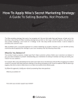 How To Apply Nike`s Secret Marketing Strategy