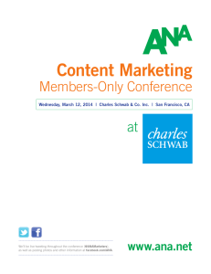 Content Marketing - Association of National Advertisers