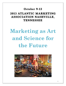 Conference Program  - Atlantic Marketing Association