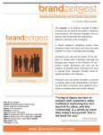 Brand Zeitgeist sell sheet