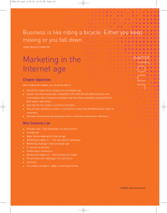 Marketing in the Internet age - E-Book