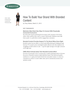 How To Build Your Brand With Branded Content