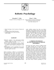 Robotic Psychology