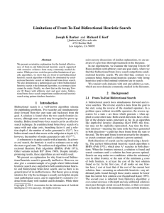 Limitations of Front-To-End Bidirectional Heuristic Search