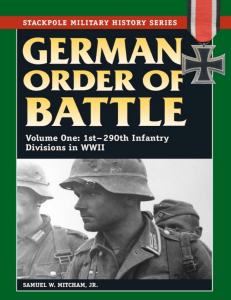 German Order of Battle