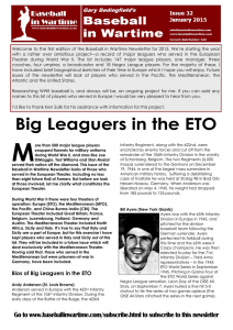 Big Leaguers in the ETO