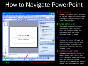 How to Navigate PowerPoint - Birmingham Holocaust Education