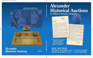 World War II: Autographs - Alexander Historical Auctions