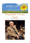 Wiesenthal: A Study Guide - Shea`s Performing Arts Center