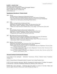 RAMOS - PhD CV 2015 for COCA - New York Institute of Technology