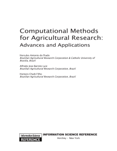 Computational Methods for Agricultural Research - wiki DPI