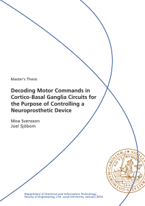 Decoding Motor Commands in Cortico-Basal Ganglia Circuits for the