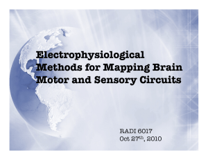 Electrophysiological Methods for Mapping Brain Motor and Sensory