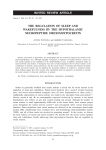 THE REGULATION OF SLEEP AND WAKEFULNESS BY THE