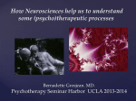 { How Neurosciences help us to understand some (psycho)therapeutic processes