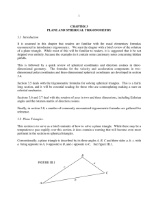 chapter 3 plane and spherical trigonometry