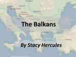 The Balkans - The Center for Middle Eastern Studies (CMES)