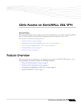 Citrix Access on SonicWALL SSL VPN