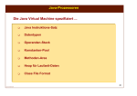Java-Prozessoren Die Java Virtual Machine spezifiziert