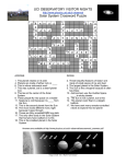 UCI OBSERVATORY VISITOR NIGHTS Solar System Crossword