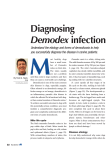 Diagnosing Demodex infection