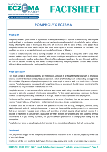factsheet - National Eczema Society