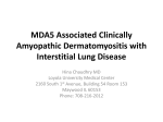 Clinically Amyopathic Dermatomyositis MDA