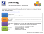 How to Refer to Dermatology