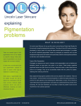 Pigmentation problems - Lincoln Laser Skincare