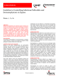 Guideline to Controlling Infectious Folliculitis and Dermatophytosis