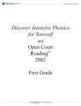 Discover Intensive Phonics for Yourself