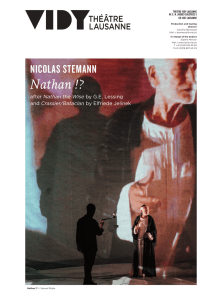 nicolas stemann - Théâtre Vidy Lausanne
